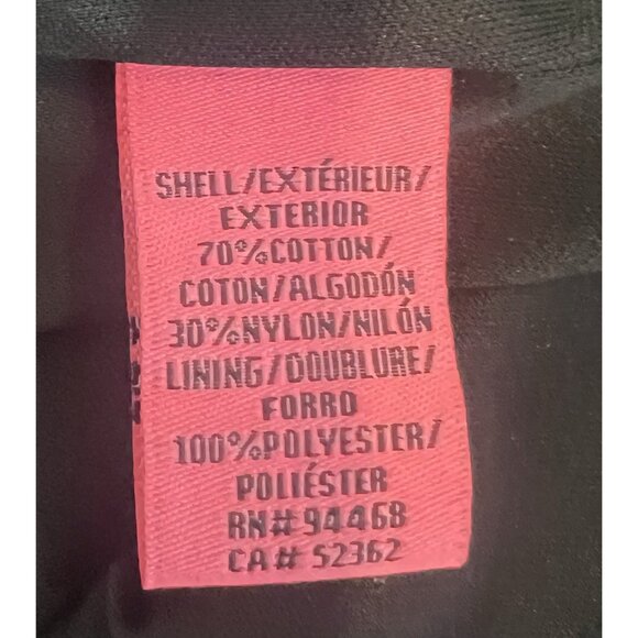 Betsey Johnson Women’s Off Shoulder Dress Size 8 Black Embroidery Zipper Ruffle - Picture 9 of 11